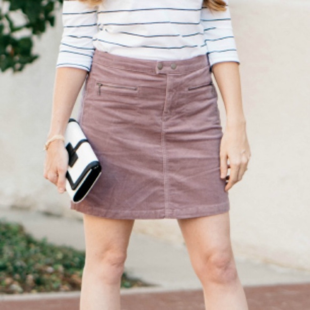 Corduroy skirt
